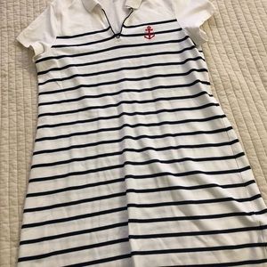 Red-white-blue cotton dress LIKE NEW!!